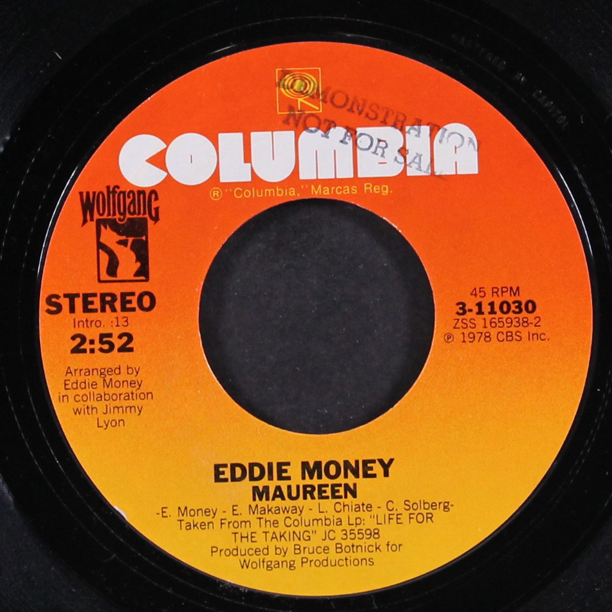 maureen / love the way you love me by EDDIE MONEY