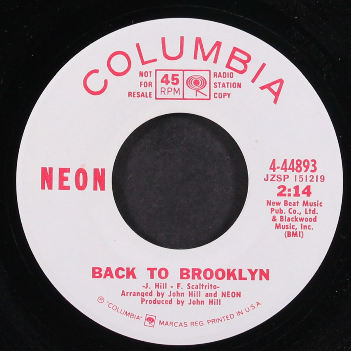 back to brooklyn / long tall sally by NEON