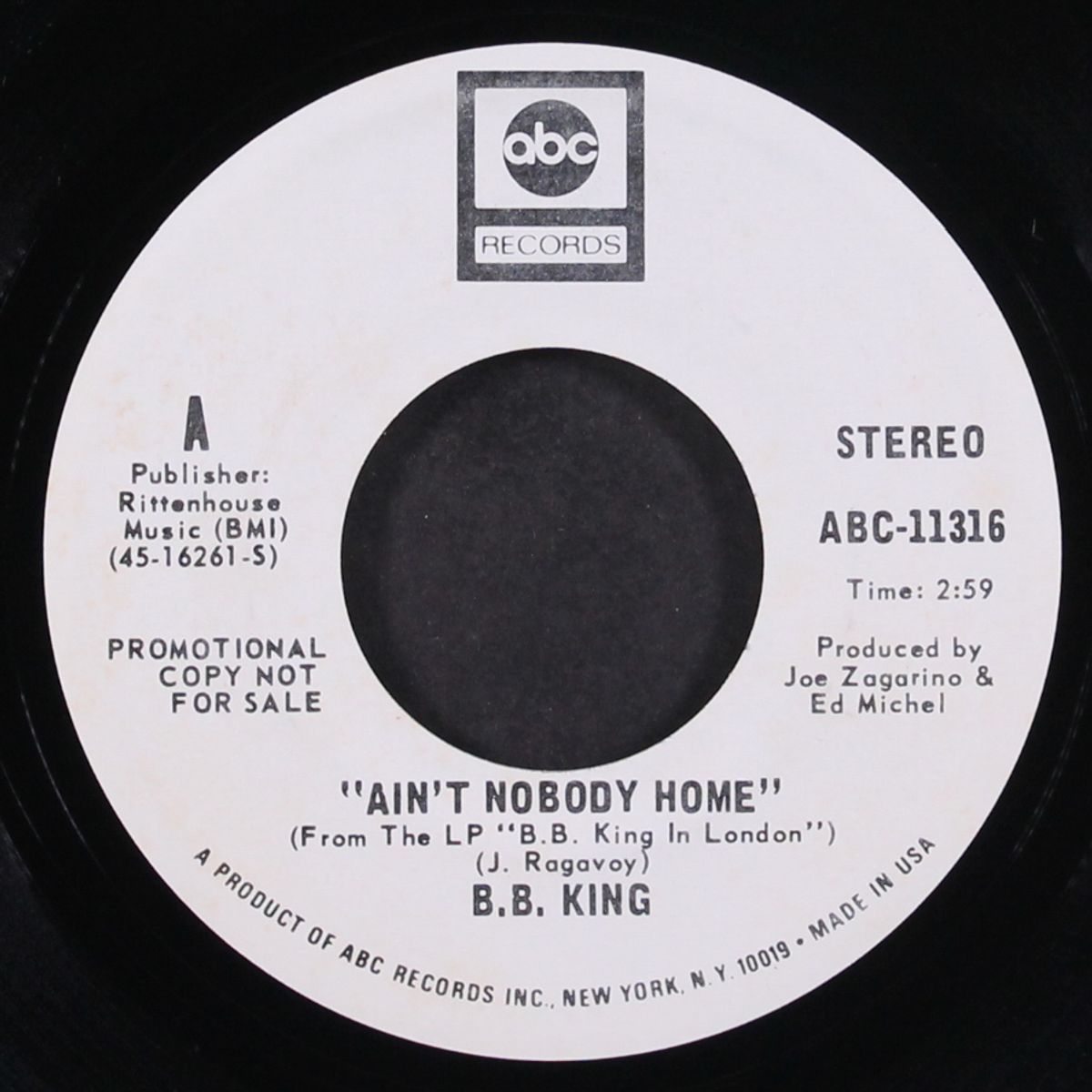 ain't nobody home / mono by B.B. KING