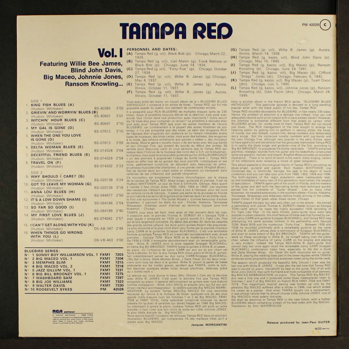 vol. 1 by TAMPA RED
