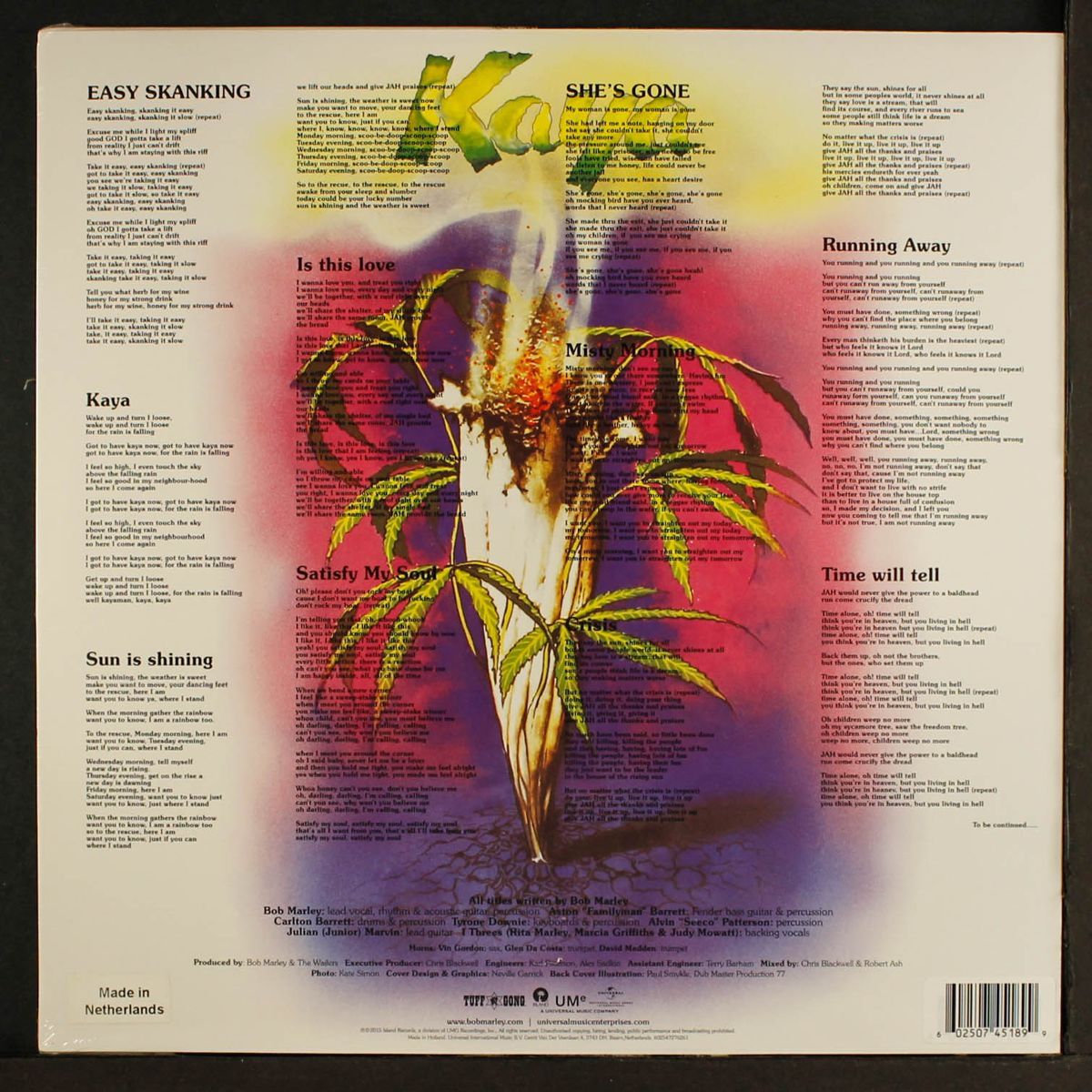 kaya by BOB MARLEY & WAILERS