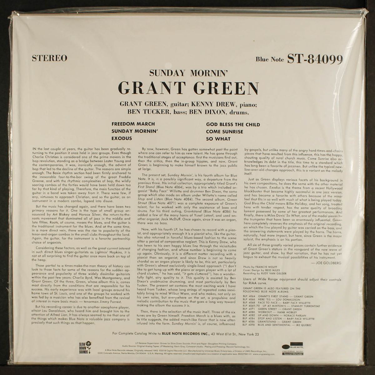 sunday mornin' by GRANT GREEN