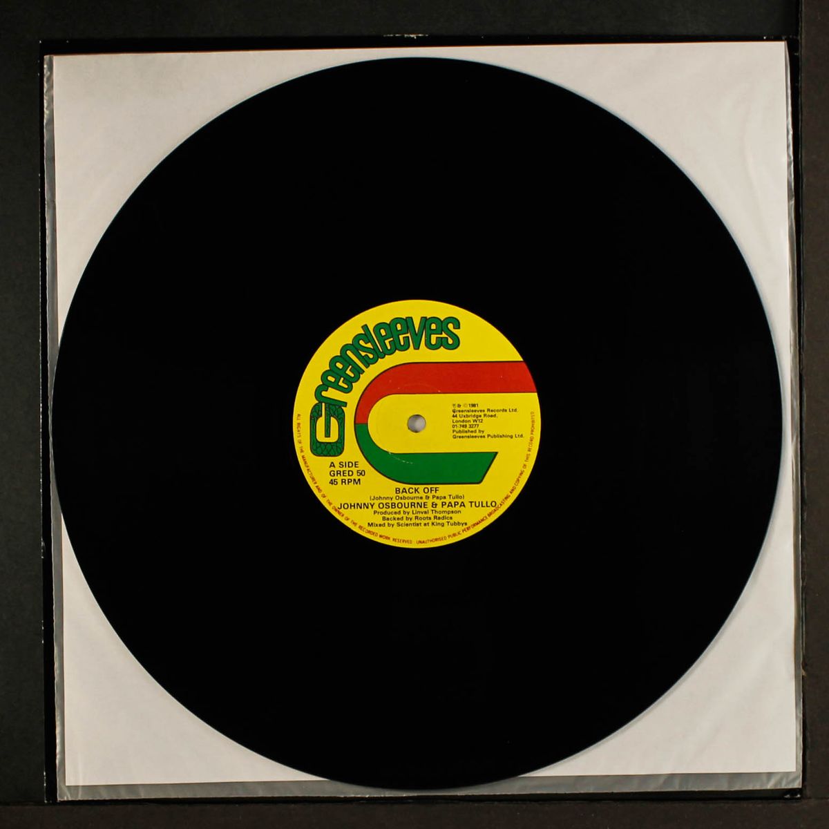 back off by JOHNNY OSBOURNE