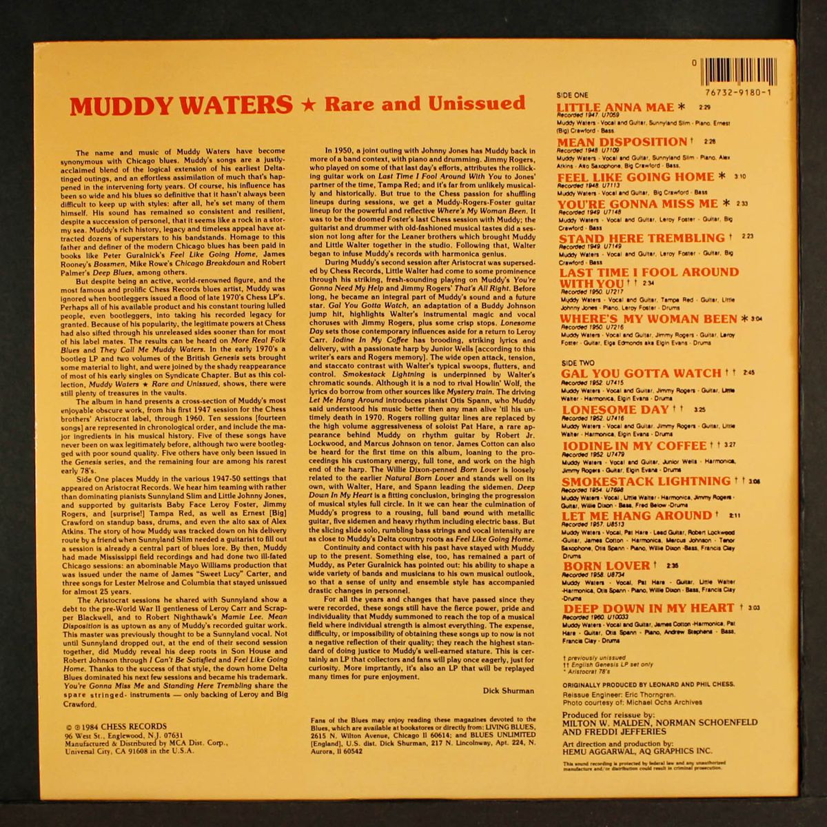 rare and unissued by MUDDY WATERS