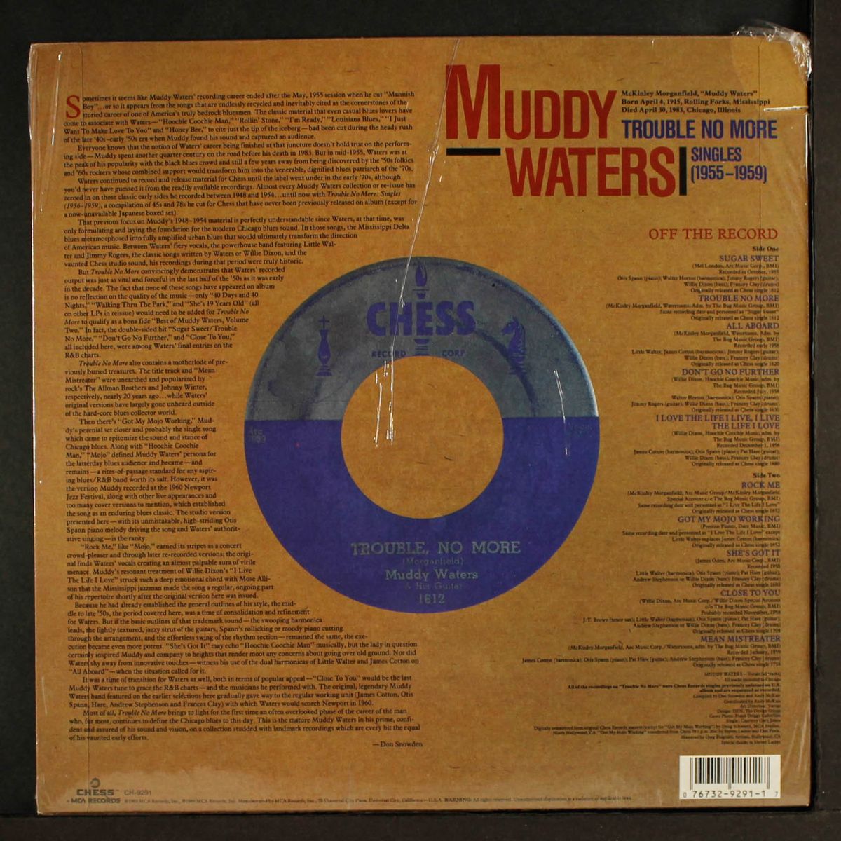 trouble no more by MUDDY WATERS
