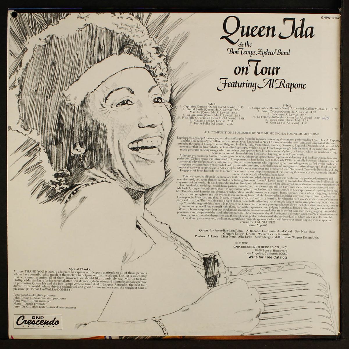 on tour by QUEEN IDA & HER ZYDECO BAND