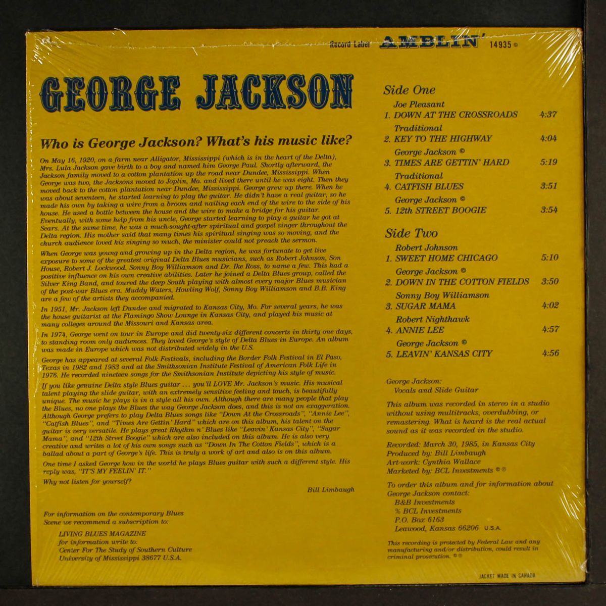 sweet down home delta blues by GEORGE JACKSON