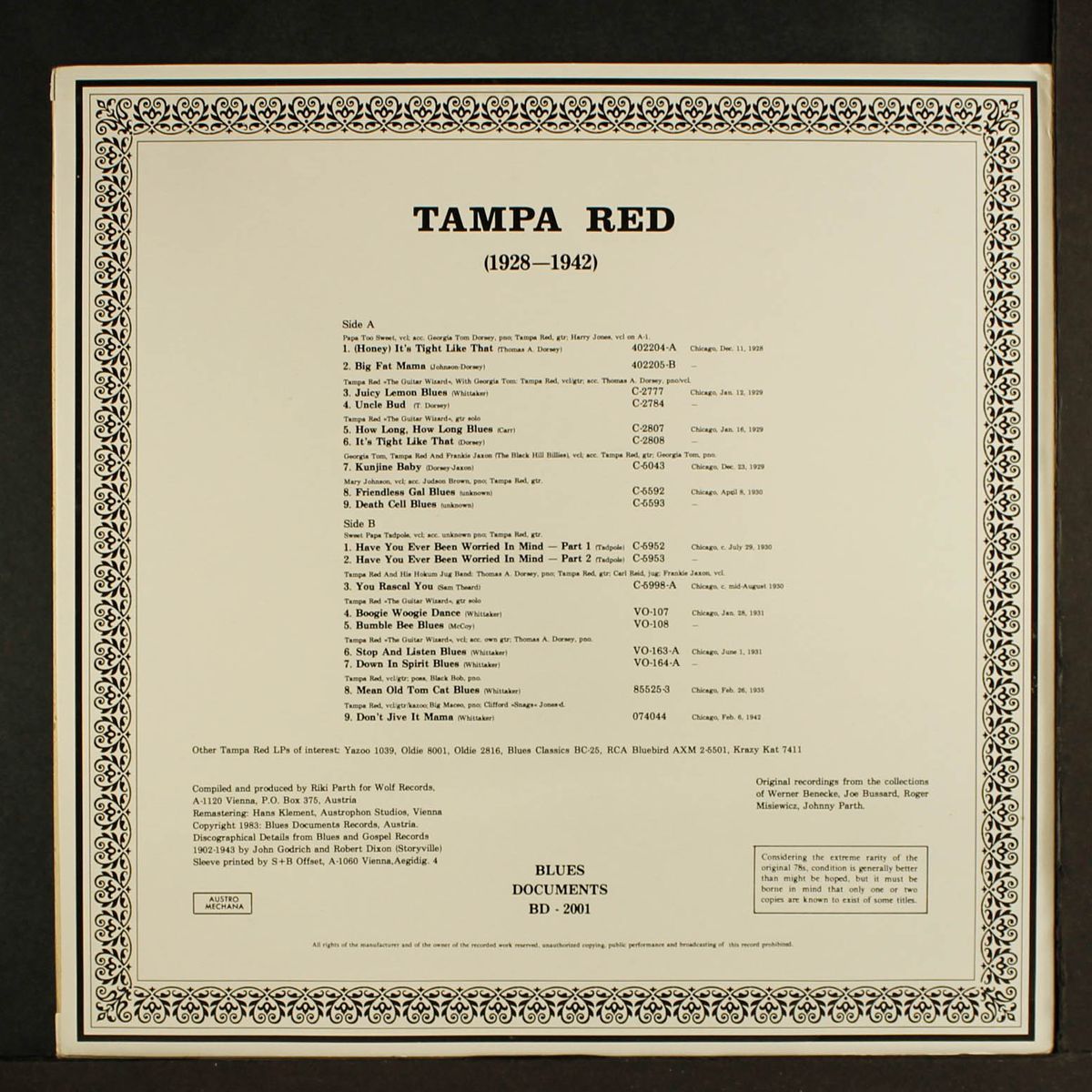 1928-1942 (it's tight like that) by TAMPA RED