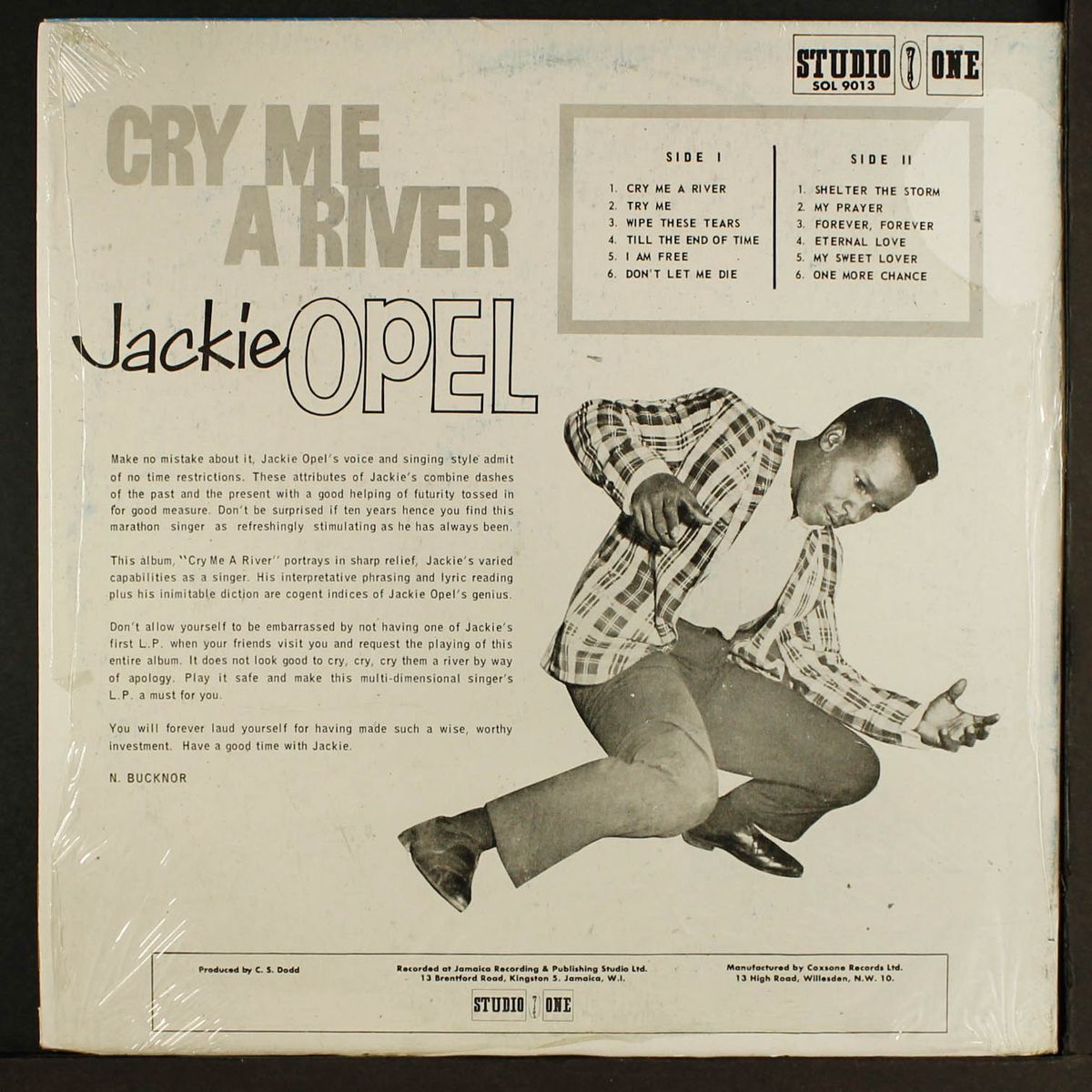 cry me a river by JACKIE OPEL