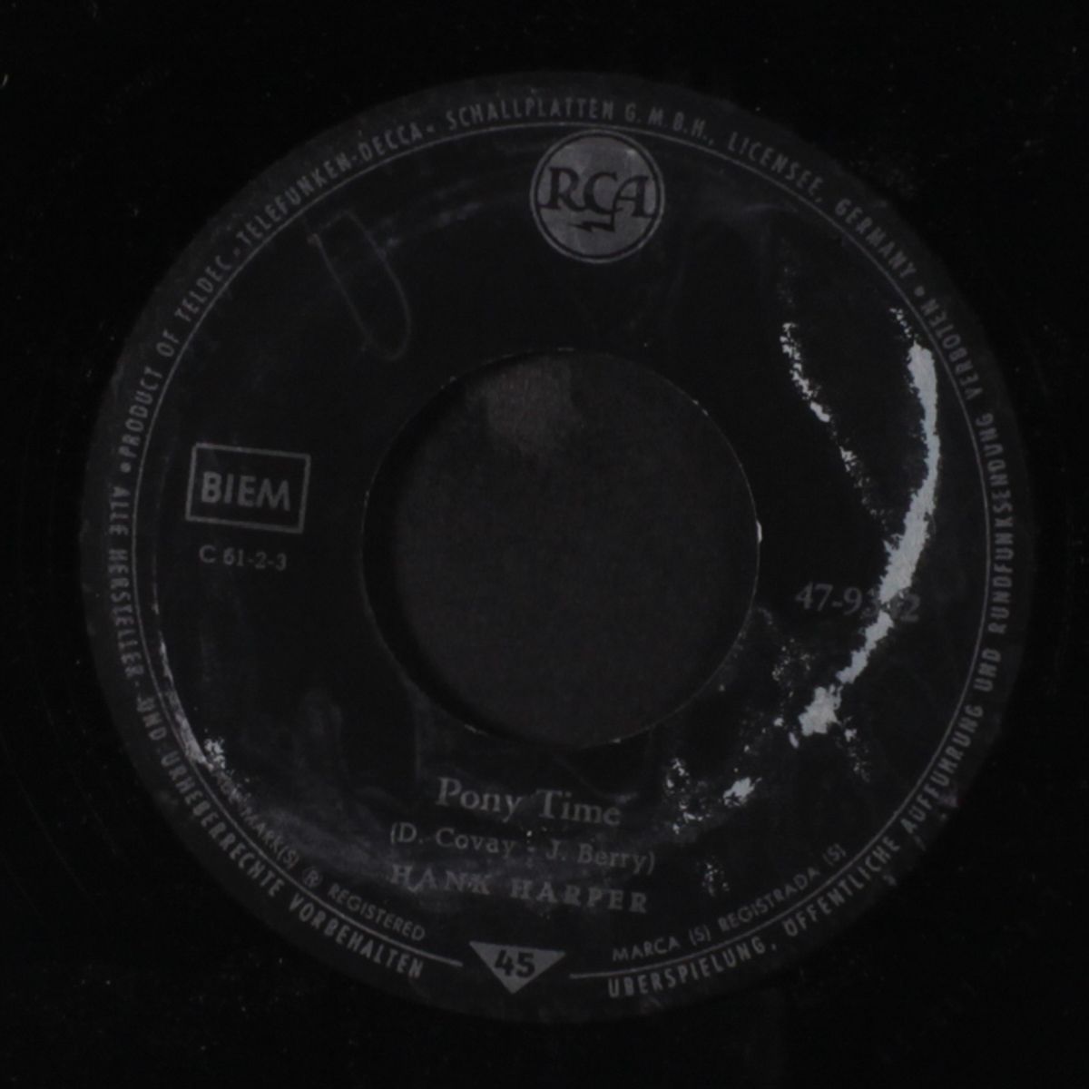 good time baby / pony time by HANK HARPER / CHET AVERY