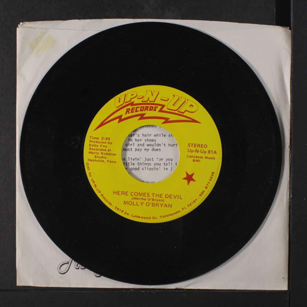 here comes the devil / since i've been knowing you by MOLLY O'BRYAN