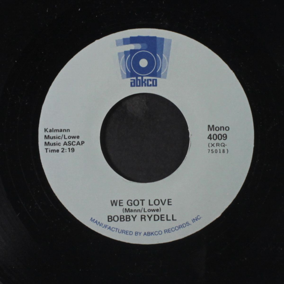 kissing time / we got love by BOBBY RYDELL