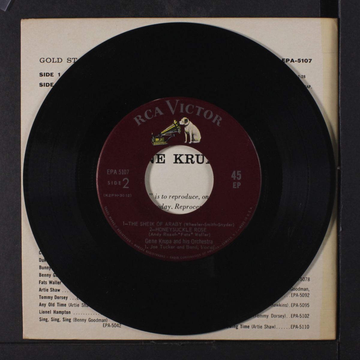 drum beat by GENE KRUPA