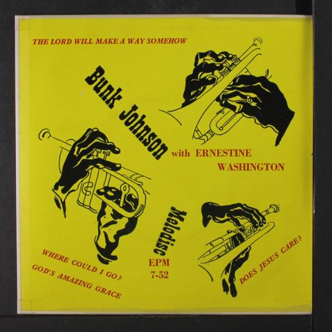 BUNK JOHNSON WITH ERNESTINE WASHINGTON