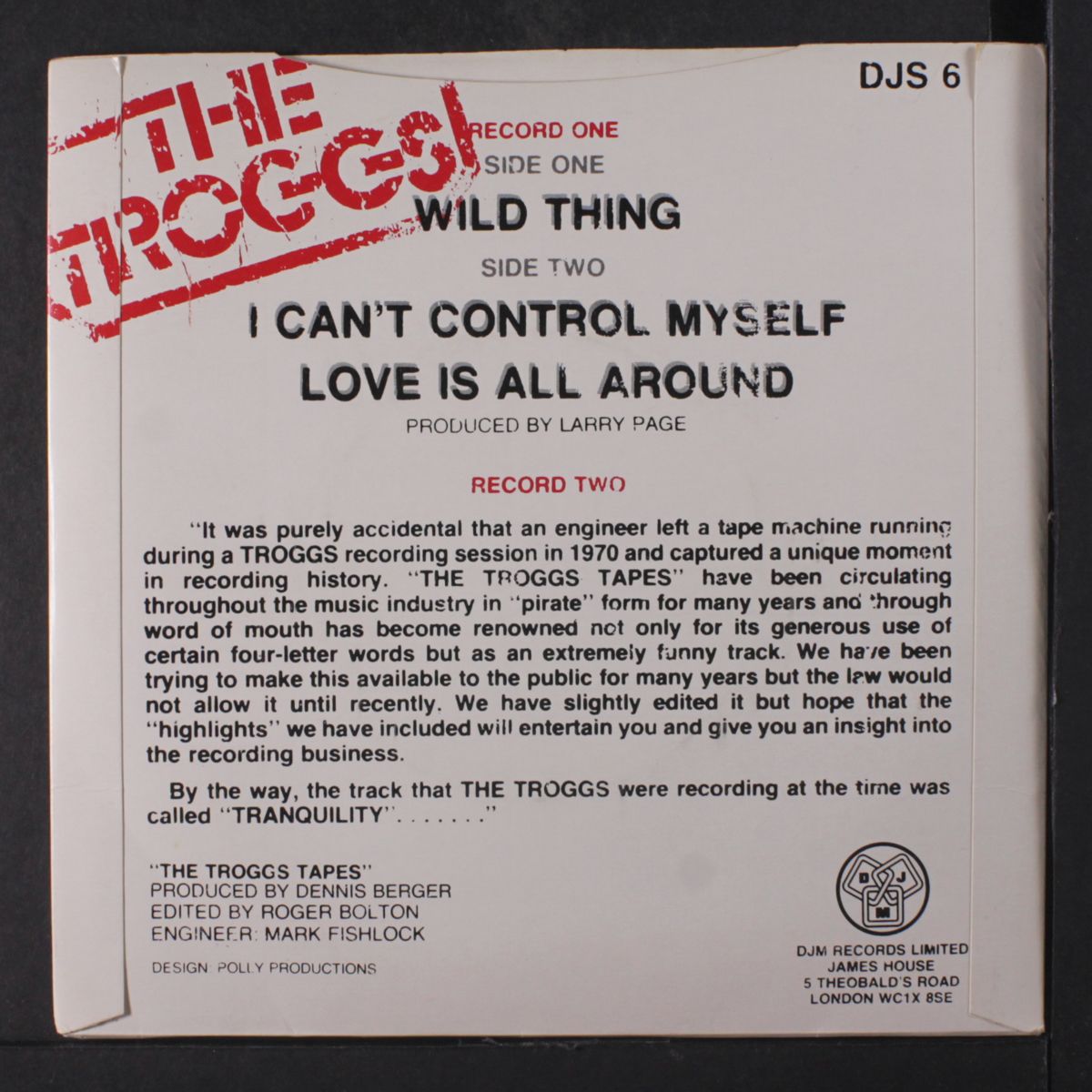 wild thing + 2 / troggs tapes by TROGGS