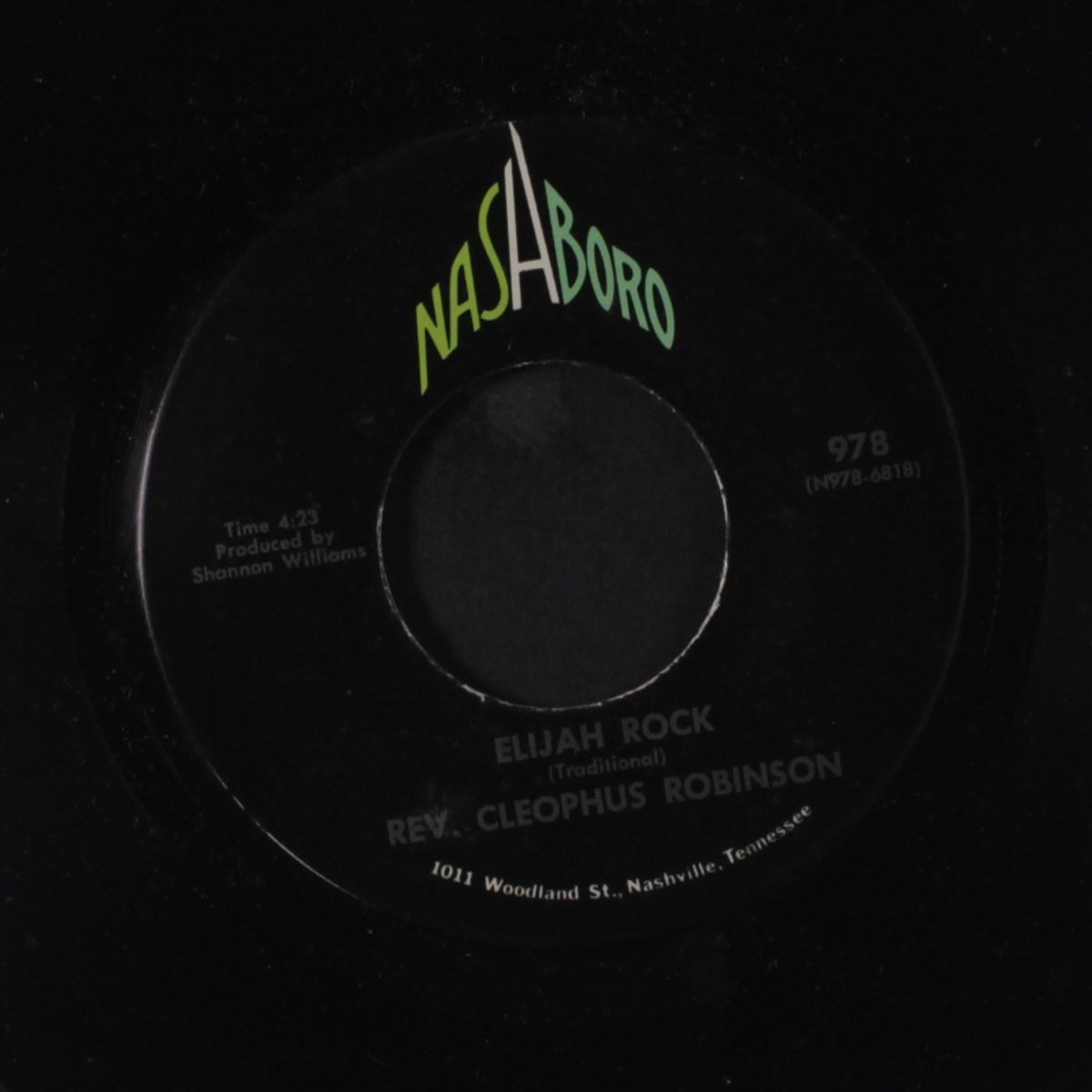 elijah rock / travelin' shoes by REV. CLEOPHUS ROBINSON