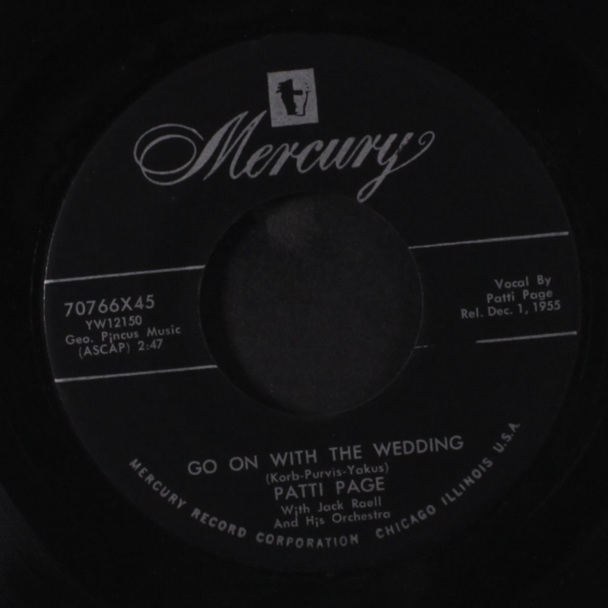the voice inside / go on with the wedding by PATTI PAGE