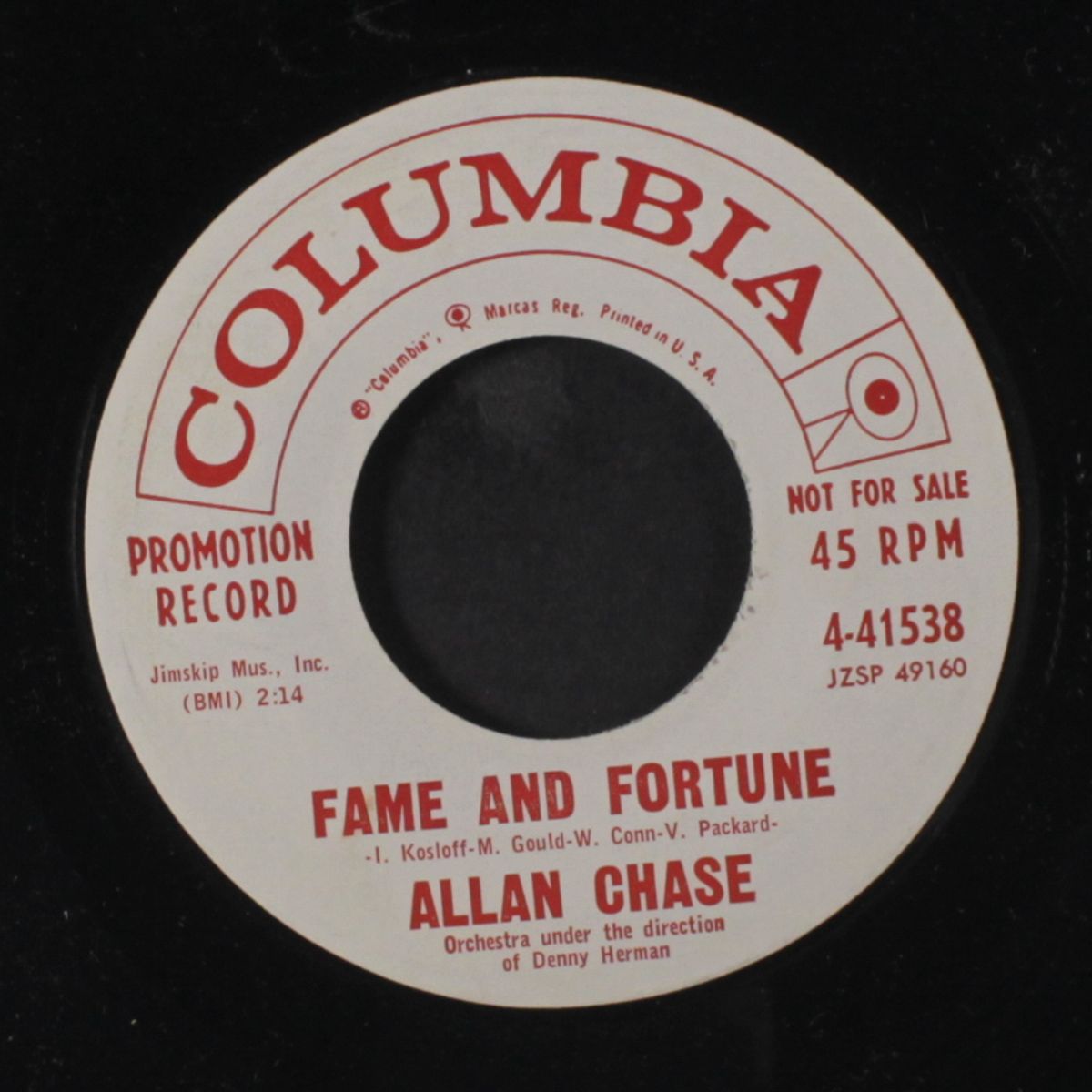 all i want is you / fame and fortune by ALLAN CHASE