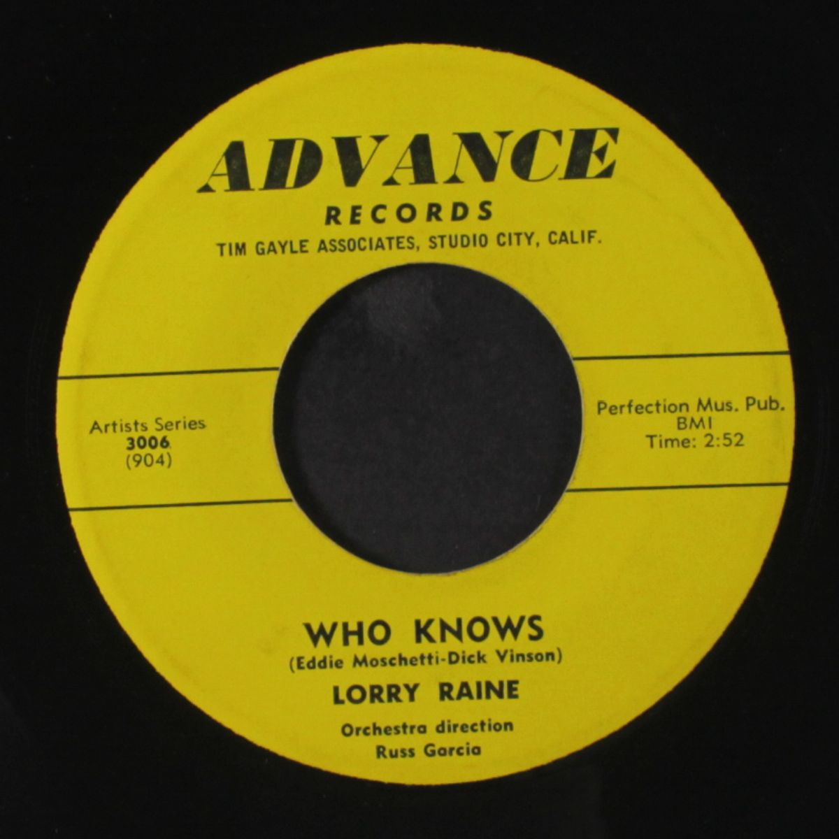 don't touch me / who knows by LORRY RAINE
