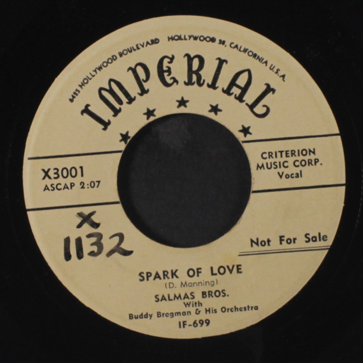 spark of love / never a day goes by by SALMAS BROS.