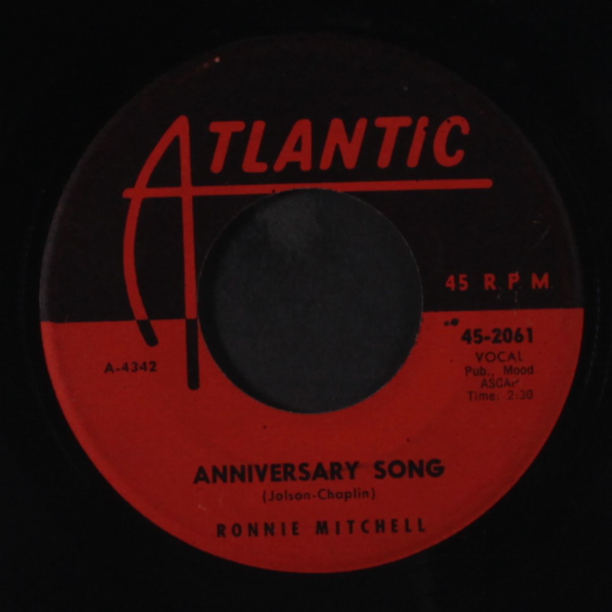 still waters / anniversary song by RONNIE MITCHELL