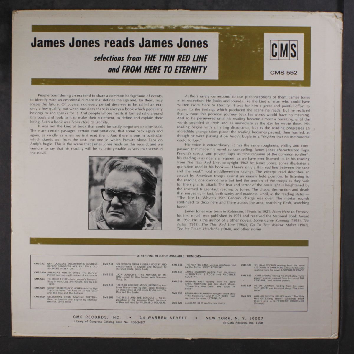 reads james jones by JAMES JONES