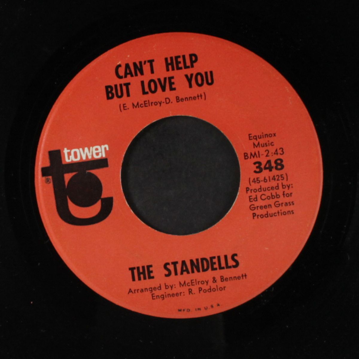 can't help but love you / ninety nine and a half by STANDELLS