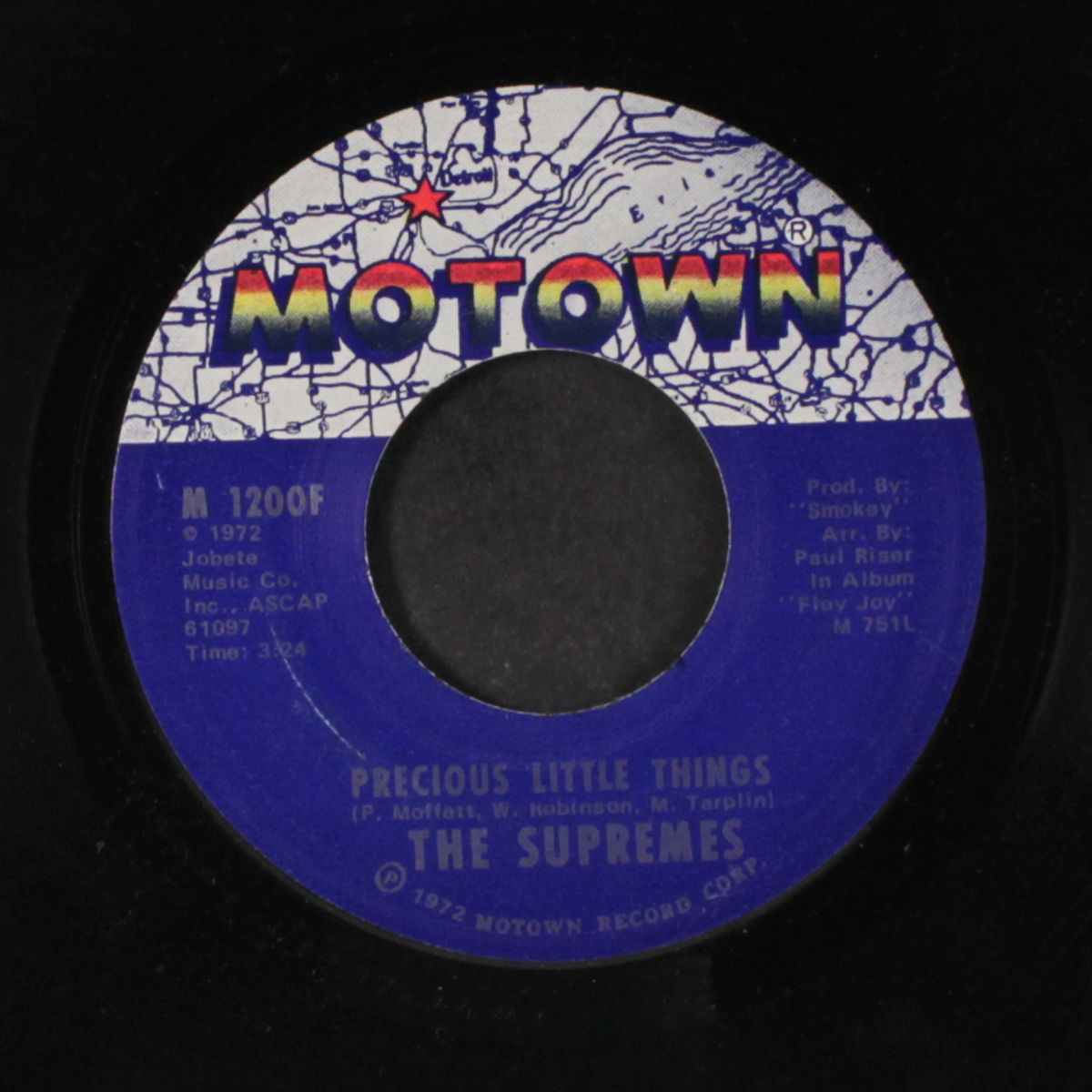 automatically sunshine / precious little things by SUPREMES