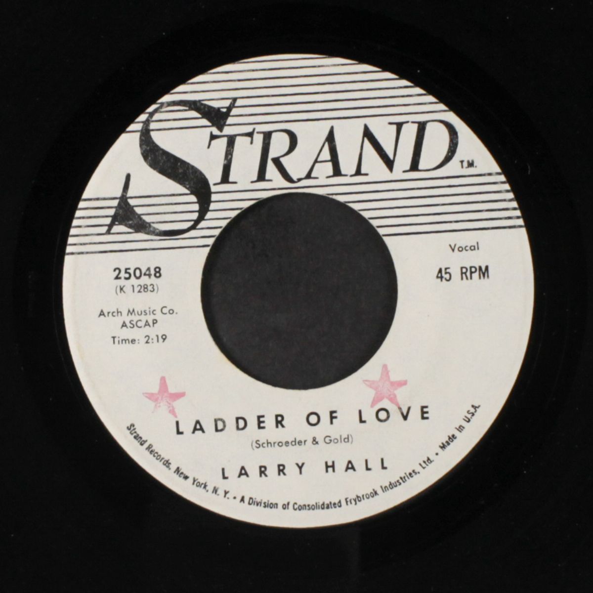 ladder of love / the one you left behind by LARRY HALL