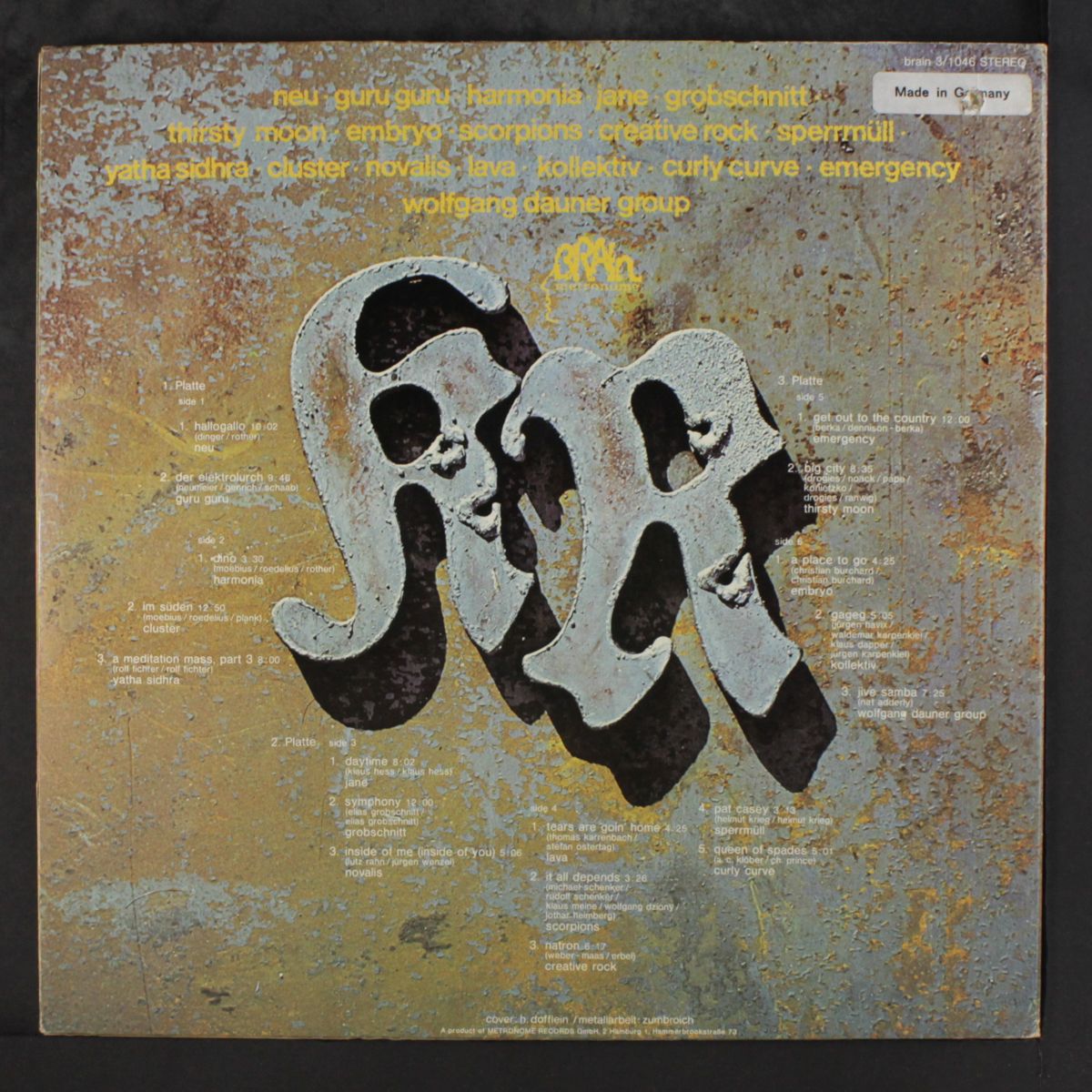 kraut rock: german rock scene by VARIOUS