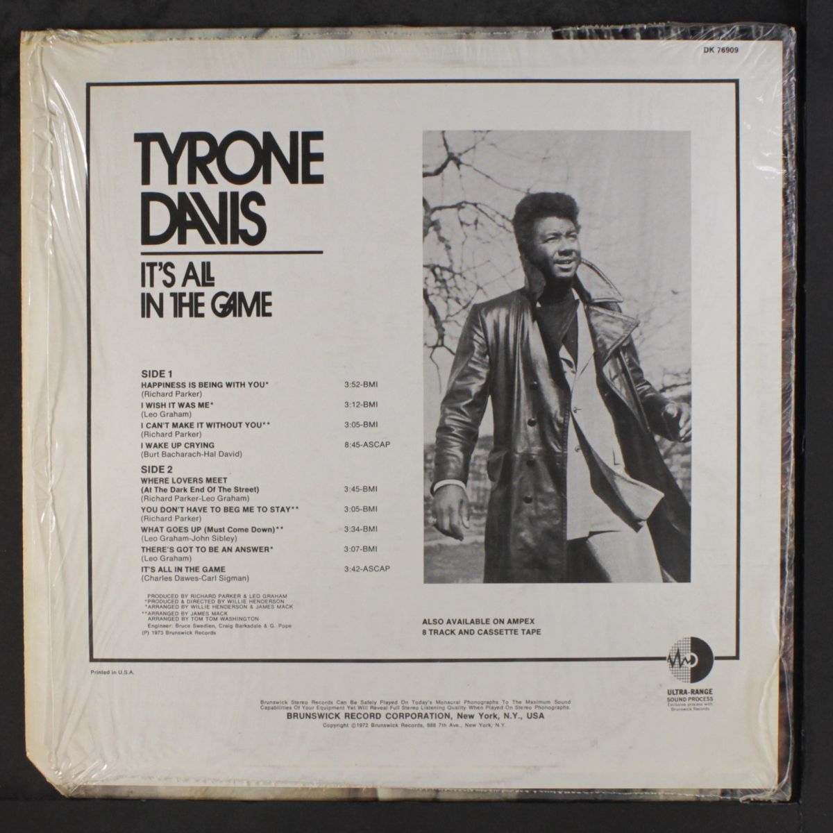 it's all in the game by TYRONE DAVIS