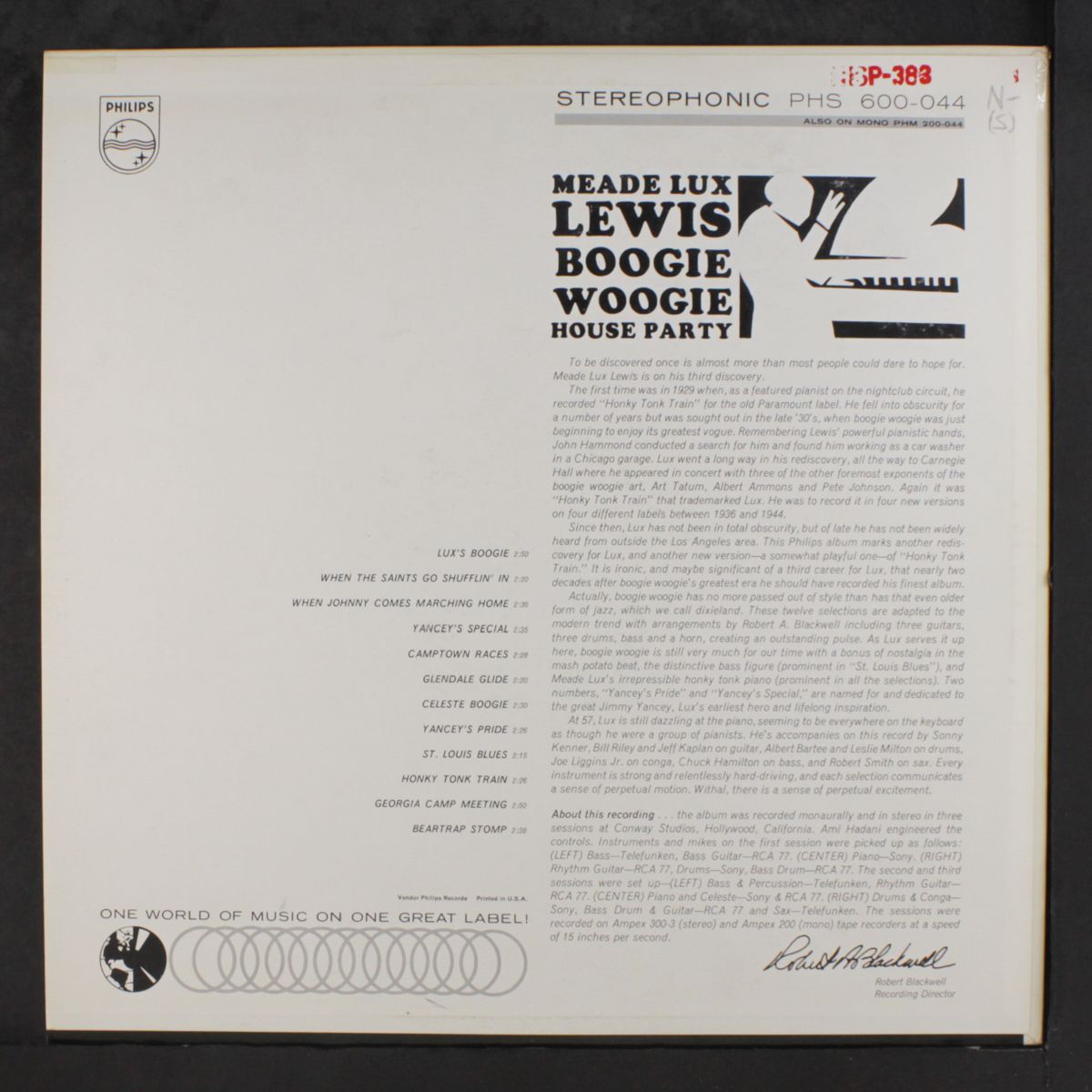 boogie woogie house party by MEADE LUX LEWIS