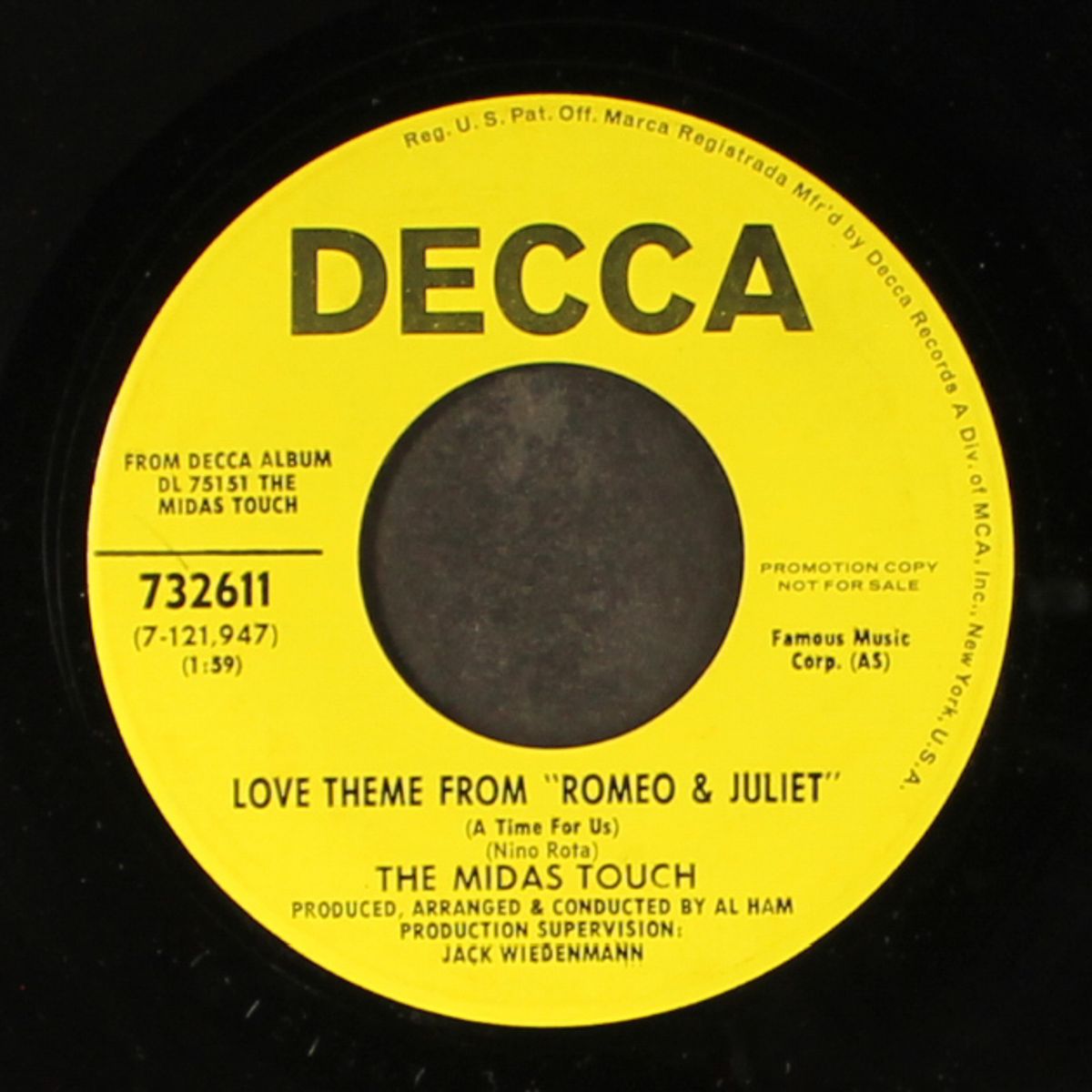 crystal blue persuasion / love theme from "romeo & juliet" by MIDAS TOUCH