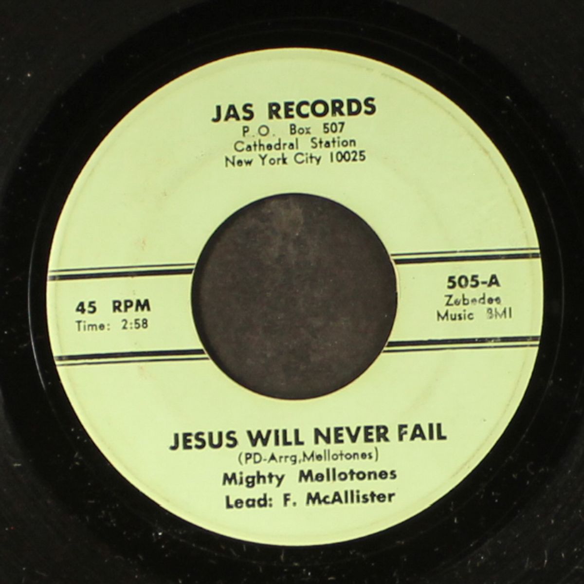 jesus will never fail / mean world by MIGHTY MELLOTONES