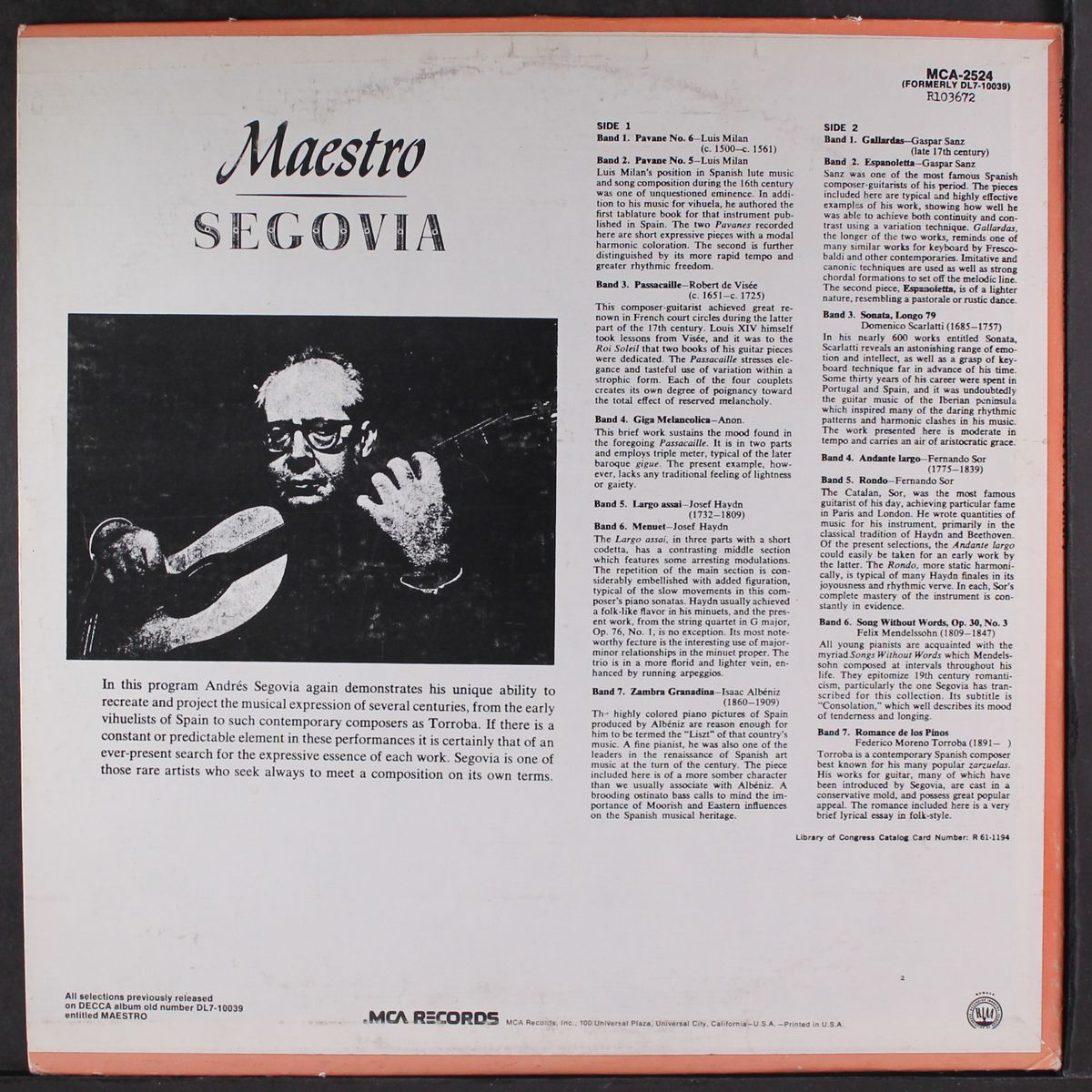 maestro by SEGOVIA