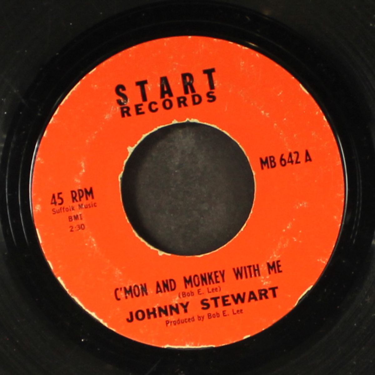 misery loves company / c'mon and monkey with me by JOHNNY STEWART