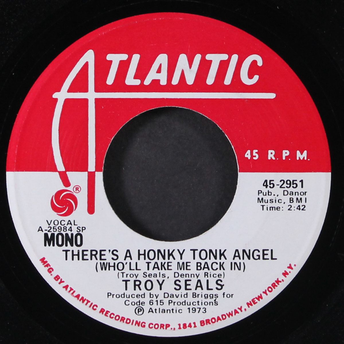 there's a honky tonk angel / mono by TROY SEALS