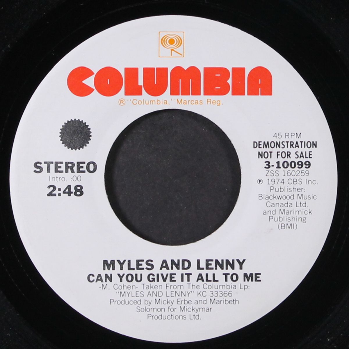 can you give it all to me / mono by MYLES & LENNY