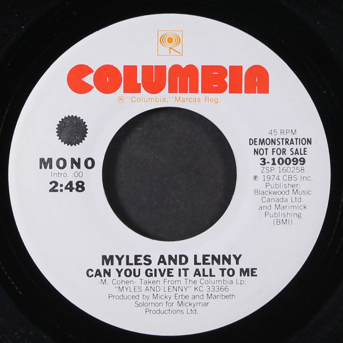 can you give it all to me / mono by MYLES & LENNY
