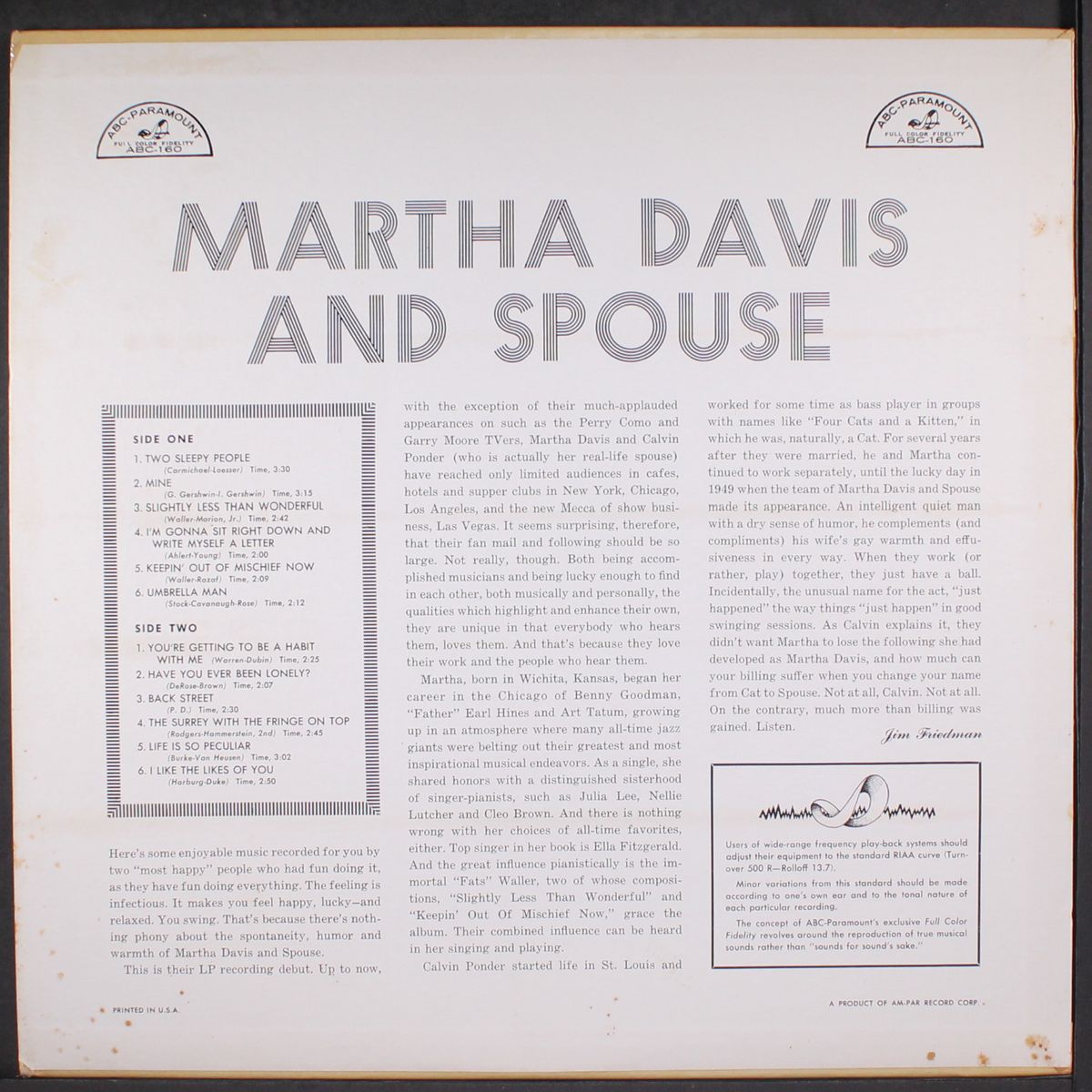 martha davis and spouse by MARTHA DAVIS AND SPOUSE