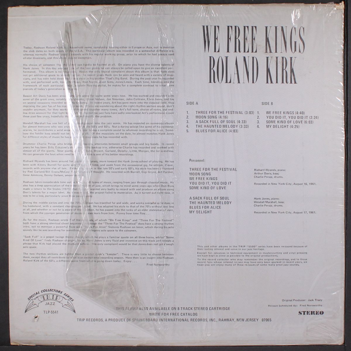 1961- we free kings by ROLAND KIRK