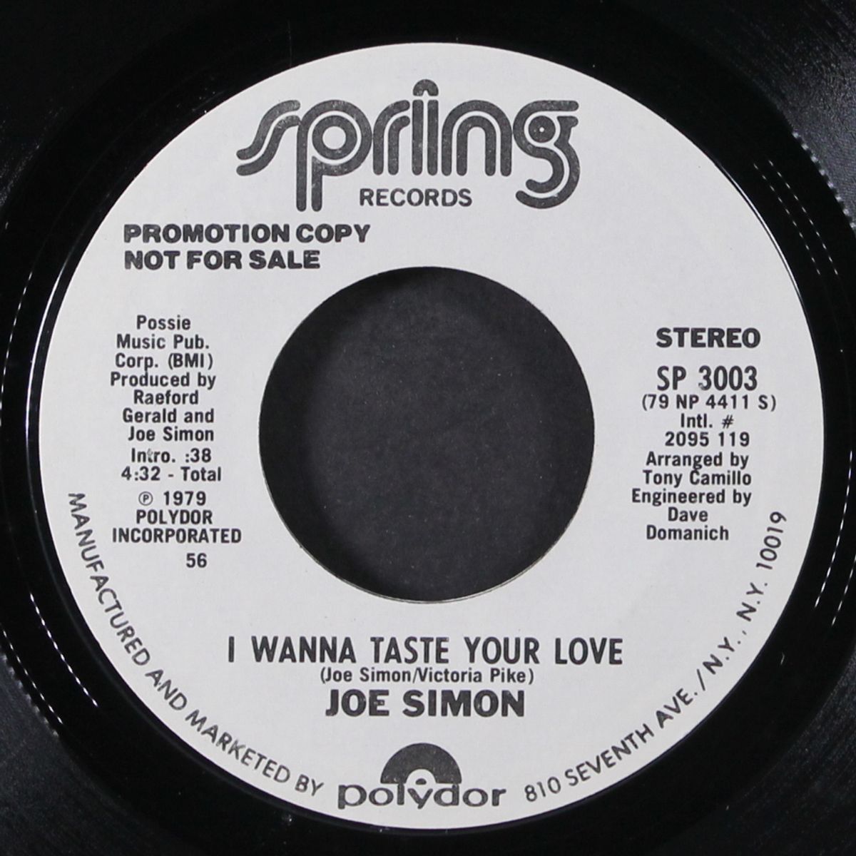 i wanna taste your love / same by JOE SIMON