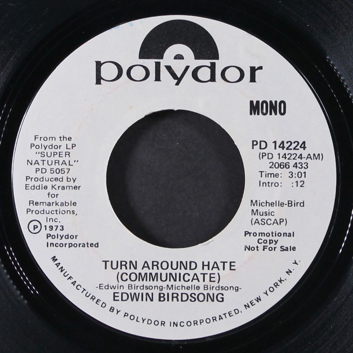 turn around hate / mono by EDWIN BIRDSONG