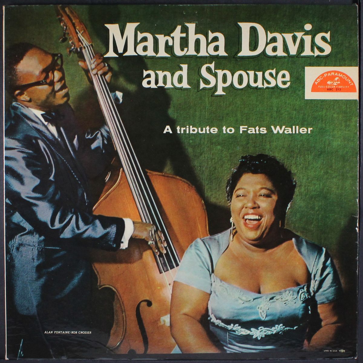 a tribute to fats waller by MARTHA DAVIS AND SPOUSE