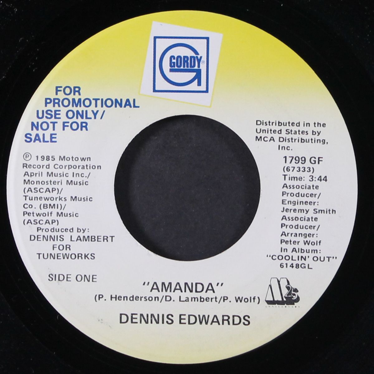 amanda / same by DENNIS EDWARDS