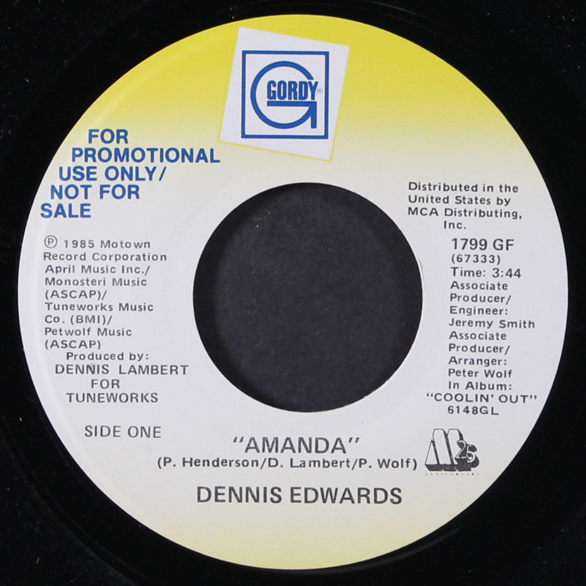amanda / same by DENNIS EDWARDS