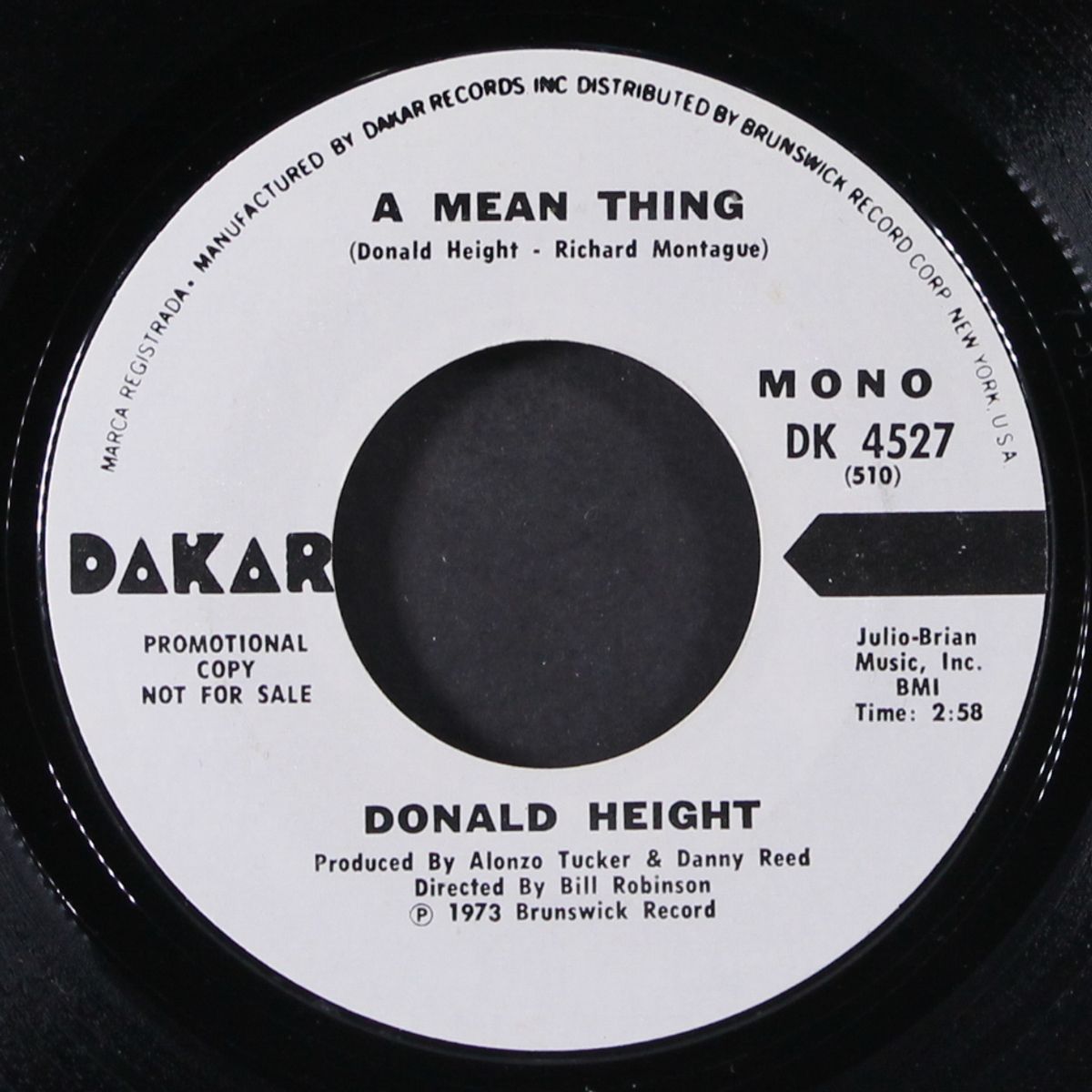 a mean thing / mono by DONALD HEIGHT