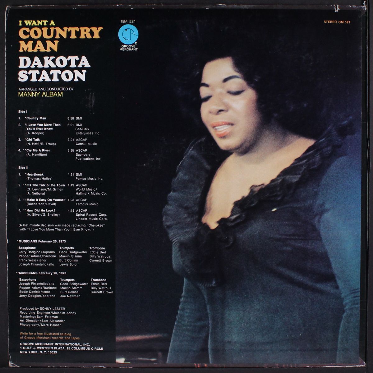 i want a country man by DAKOTA STATON