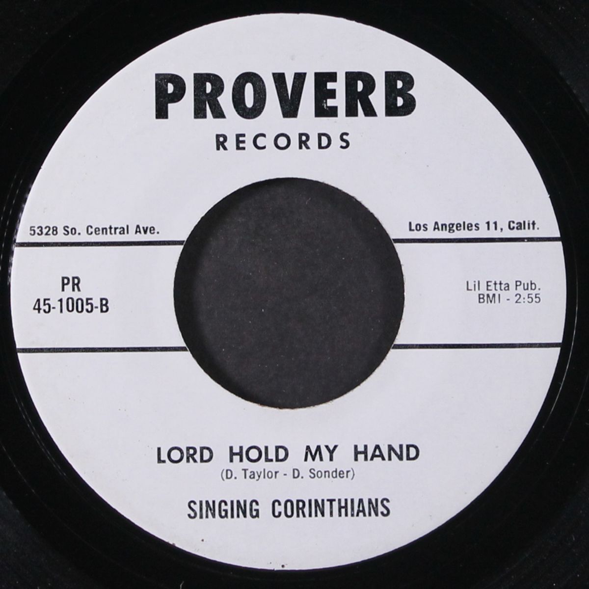 sweet home / lord hold my hand by SINGING CORINTHIANS