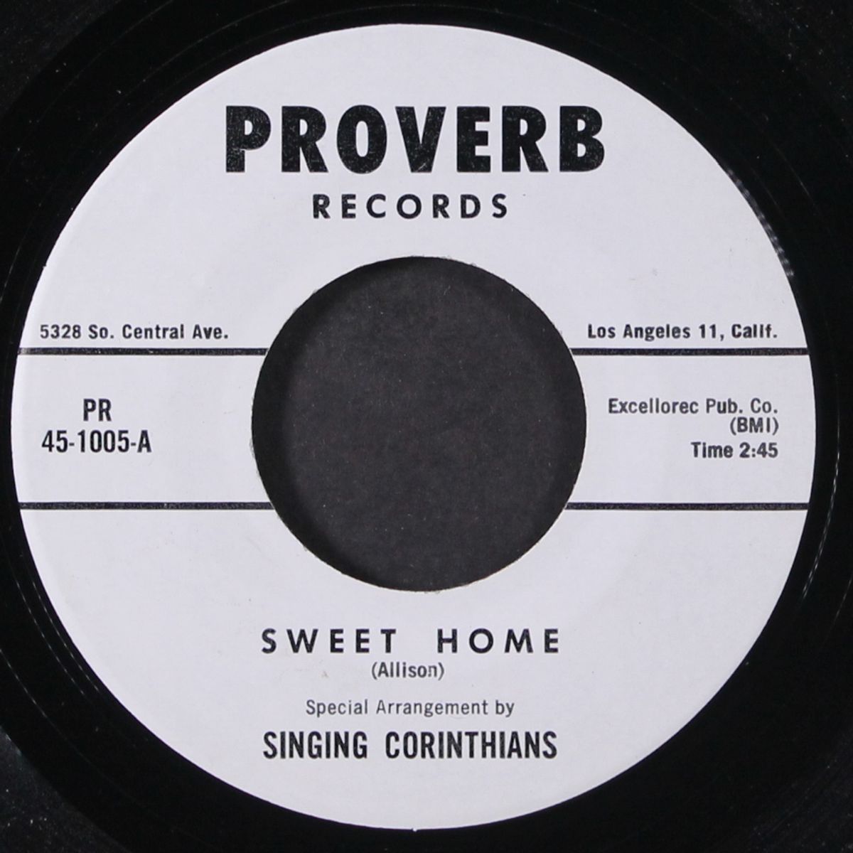 sweet home / lord hold my hand by SINGING CORINTHIANS
